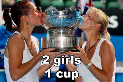 2 Girls 1 Cup is a video that was released in 2004 in Brazil and 2007 in the United States. The video features two women defecating into a cup, taking turns eating their feces, and vomiting it into each other's mouths. 